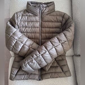 Zara Chocolate Quilted Jacket
